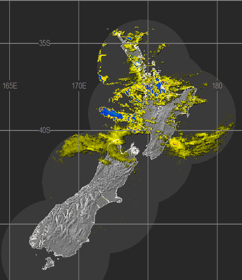 Midday radar image Midday radar image