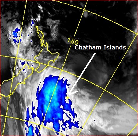 Infra red satellite image from 4am local time.